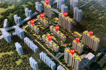 圣都山水城一期紧邻高级中学精装修证满两年